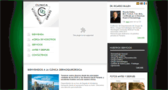 Desktop Screenshot of dermatologiapanama.com